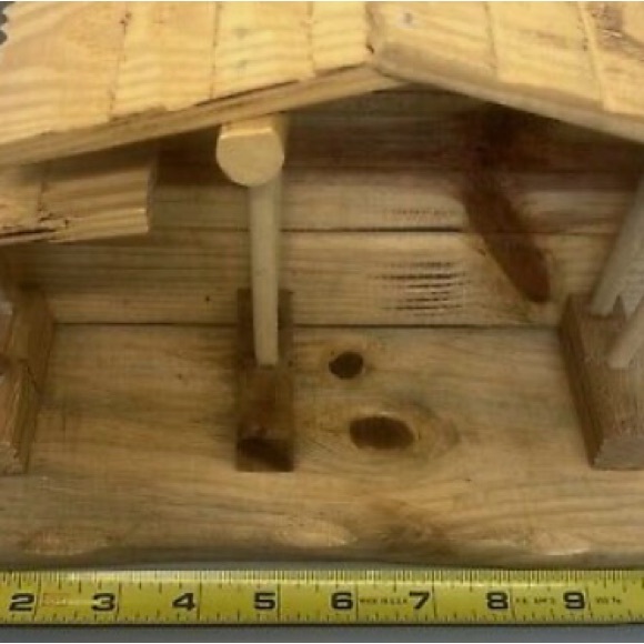 12 Pieces, Vintage rare Precious moments Nativity with wooden manger. - Picture 6 of 6